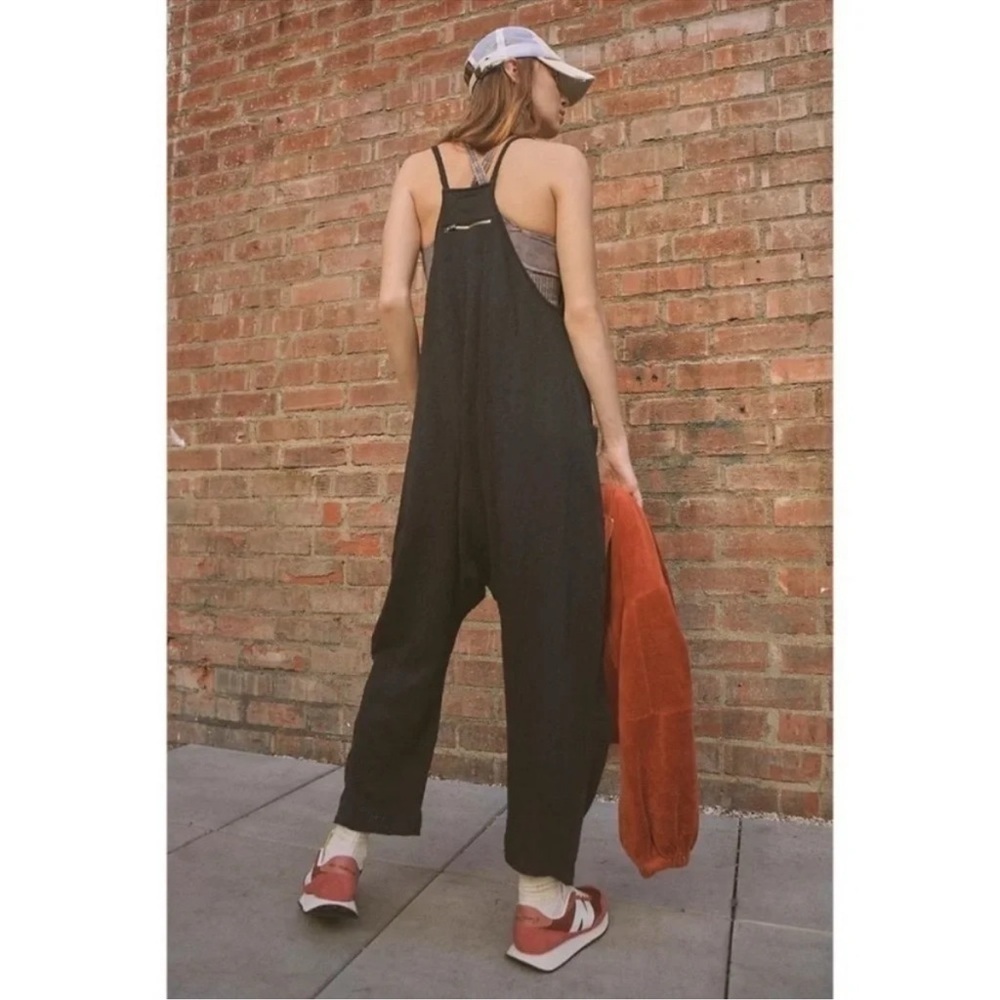 Free People Movement Hot Shot Onesie Cable Knit Black Large - Picture 4 of 9